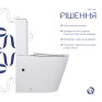 Унитаз-компакт Qtap Scorpio безободковый Ultra Quiet с сиденьем Soft-close (QT14226088AW)