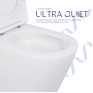 Унитаз-компакт Qtap Scorpio безободковый Ultra Quiet с сиденьем Soft-close (QT14226088AW)
