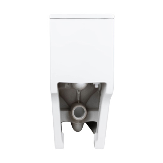 Унитаз-моноблок напольный Qtap Kolibri Ultra Quiet безободковый с сиденьем Soft-close (QT10226380W)