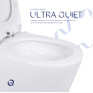 Унитаз-моноблок напольный Qtap Swan Ultra Quiet безободковый с сиденьем Soft-close (QT16226080AW)