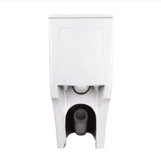Унитаз-моноблок напольный Qtap Swan Ultra Quiet безободковый с сиденьем Soft-close (QT16226080AW)