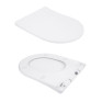 Унитаз-моноблок напольный Qtap Swan Ultra Quiet безободковый с сиденьем Soft-close (QT16226080AW)