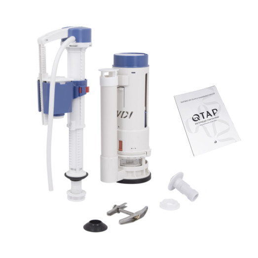 Унитаз-моноблок напольный Qtap Swan Ultra Quiet безободковый с сиденьем Soft-close (QT16226080AW)