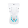 Унитаз напольный Qtap Aries Rimless безободковый с сиденьем Soft-close white (QT03228302W)