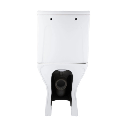 Унитаз напольный Qtap Aries Rimless безободковый с сиденьем Soft-close white (QT03228302W)