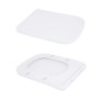 Унитаз напольный Qtap Aries Rimless безободковый с сиденьем Soft-close white (QT03228302W)
