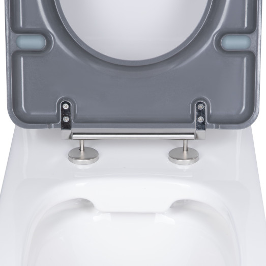Унитаз напольный Qtap Freedom инклюзивный Rimless безободковый (QT22226098W)