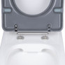 Унитаз напольный Qtap Freedom инклюзивный Rimless безободковый (QT22226098W)