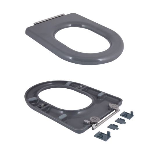 Унитаз напольный Qtap Freedom инклюзивный Rimless безободковый (QT22226098W)
