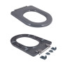 Унитаз напольный Qtap Freedom инклюзивный Rimless безободковый (QT22226098W)