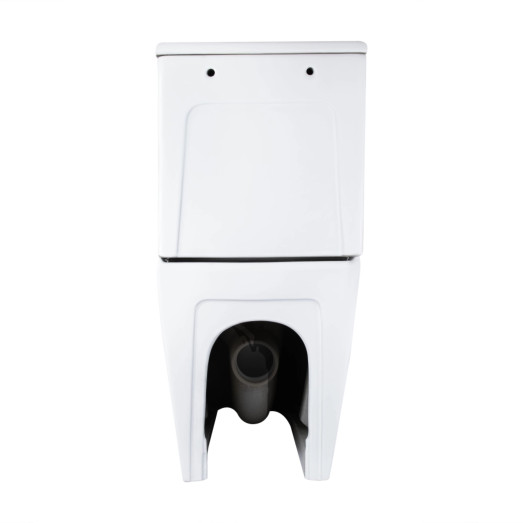 Унитаз напольный Qtap Grand Ultra Quiet безободковый с сиденьем Soft-close white (QT26228301W)