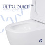 Унитаз напольный Qtap Jay Eco Ultra Quiet с сиденьем Soft-close White (QTJAY27W48749)