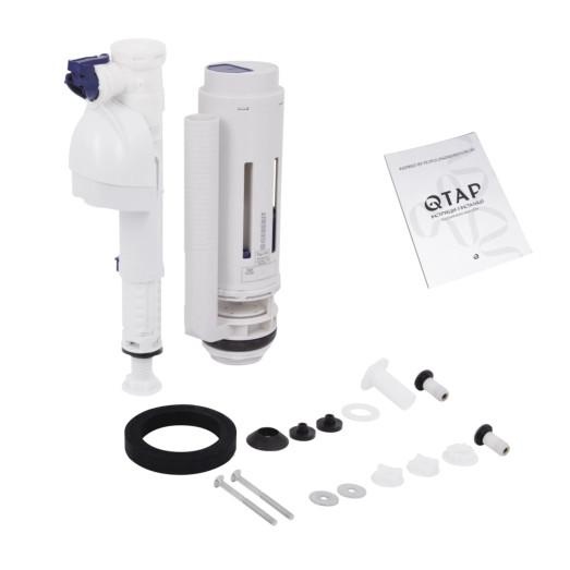 Унитаз напольный Qtap Jay Eco Ultra Quiet с сиденьем Soft-close White (QTJAY27W48749)