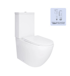 Унитаз напольный Qtap Jay Ultra Quiet с сидением Soft-close (QT07222175TW)