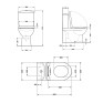 Унитаз напольный Qtap Robin New Ultra Quiet безободковый с сиденьем Soft-close white (QT13226083AW)
