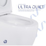 Унитаз напольный Qtap Robin New Ultra Quiet безободковый с сиденьем Soft-close white (QT13226083AW)