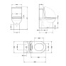 Унитаз напольный Qtap Robin Ultra Quiet безободковый с сиденьем Soft-close MATT BLACK (QT13226083AMB)