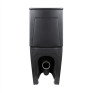Унитаз напольный Qtap Scorpio Ultra Quiet безободковый с сиденьем Soft-close MATT BLACK (QT14226088AMB)
