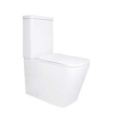 Унитаз напольный Qtap Stenava Rimless безободковый с сиденьем Soft-close white (QT27228303W)
