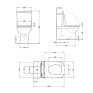 Унитаз напольный Qtap Stenava Rimless безободковый с сиденьем Soft-close white (QT27228303W)