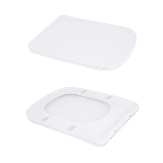 Унитаз напольный Qtap Stenava Rimless безободковый с сиденьем Soft-close white (QT27228303W)