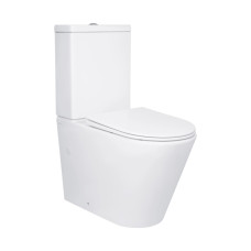 Унитаз напольный Qtap Swan Eco Ultra Quiet с сидением Soft-close White (QTSWA27W48748)