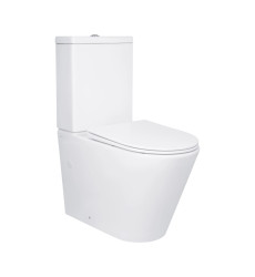 Унитаз напольный Qtap Swan Eco Ultra Quiet с сиденьем Soft-close White (QTSWA27W48748)