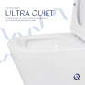Унитаз напольный Qtap Swan Eco Ultra Quiet с сидением Soft-close White (QTSWA27W48748)