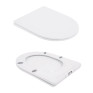 Унитаз напольный Qtap Swan Eco Ultra Quiet с сидением Soft-close White (QTSWA27W48748)