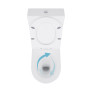 Унитаз напольный Qtap Swan Ultra Quiet с сиденьем Soft-close (QT16222182TW)