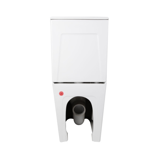 Унитаз напольный Qtap Tern Ultra Quiet безободковый с сиденьем Soft-Close White (QT17226003AW)