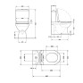 Унитаз напольный Qtap Vlasta Ultra Quiet безободковый с сиденьем Soft-close white (QT28228300W)