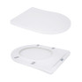 Унитаз напольный Qtap Vlasta Ultra Quiet безободковый с сиденьем Soft-close white (QT28228300W)