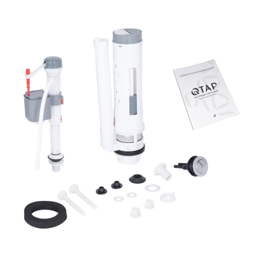 Унитаз напольный Qtap Vlasta Ultra Quiet безободковый с сиденьем Soft-close white (QT28228300W)