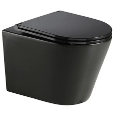 Унитаз подвесной Mixxus Premium BEVEL-0301-T3 BLACK 515х355х365mm (MP6595)