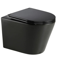 Унитаз подвесной Mixxus Premium BEVEL-0301-T3 BLACK 515х355х365mm (MP6595)