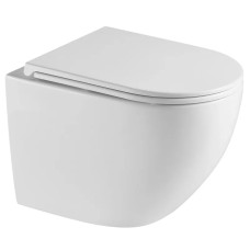 Унитаз подвесной Mixxus Premium Ellipse-0303-R 520x365x360mm, система смыва Rimless (MP6463)