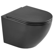 Унитаз подвесной Mixxus Premium ELLIPSE-0303-T3 BLACK 520х365х360mm (MP6591)