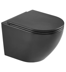 Унитаз подвесной Mixxus Premium ELLIPSE-0303-T3 BLACK 520х365х360mm (MP6591)