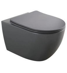 Унитаз подвесной Mixxus Premium ELLIPSE-0309-T1 GRAY 530x360x350mm (MP6655)