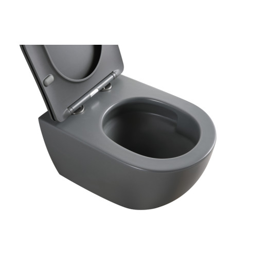 Унитаз подвесной Mixxus Premium ELLIPSE-0309-T1 GRAY 530x360x350mm (MP6655)