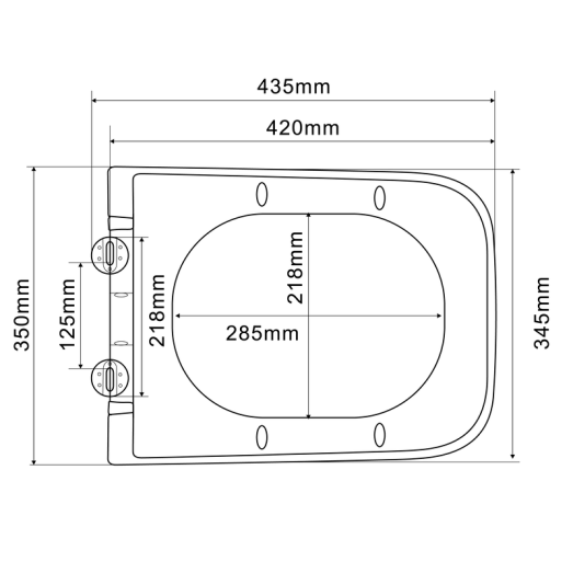 Унитаз подвесной Mixxus Premium QUADRO-0305-R GRAY 510x350x345mm система смыва RIMLESS (MP6656)