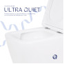 Унитаз подвесной Qtap Crow безободковый с сиденьем Soft-close (QT05335172W)