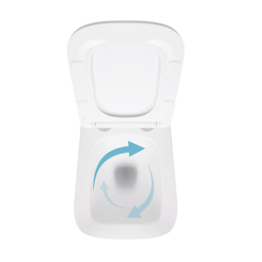 Унитаз подвесной Qtap Crow безободковый с сиденьем Soft-close (QT05335172W)