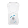 Унитаз подвесной Qtap Crow безободковый с сиденьем Soft-close (QT05335172W)