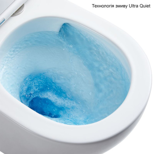 Унитаз подвесной Qtap Gemini безободковый с сиденьем Soft-close (QT2533076EUQW)