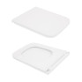 Унитаз подвесной Qtap Gemini безободковый с сиденьем Soft-close (QT2533076EUQW)