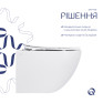 Унитаз подвесной Qtap Jay безободковый с сиденьем Soft-close (QT07335175W)