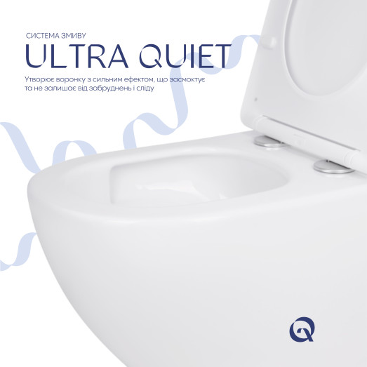 Унитаз подвесной Qtap Jay безободковый с сиденьем Soft-close (QT07335175W)