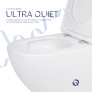Унитаз подвесной Qtap Jay безободковый с сиденьем Soft-close (QT07335175W)